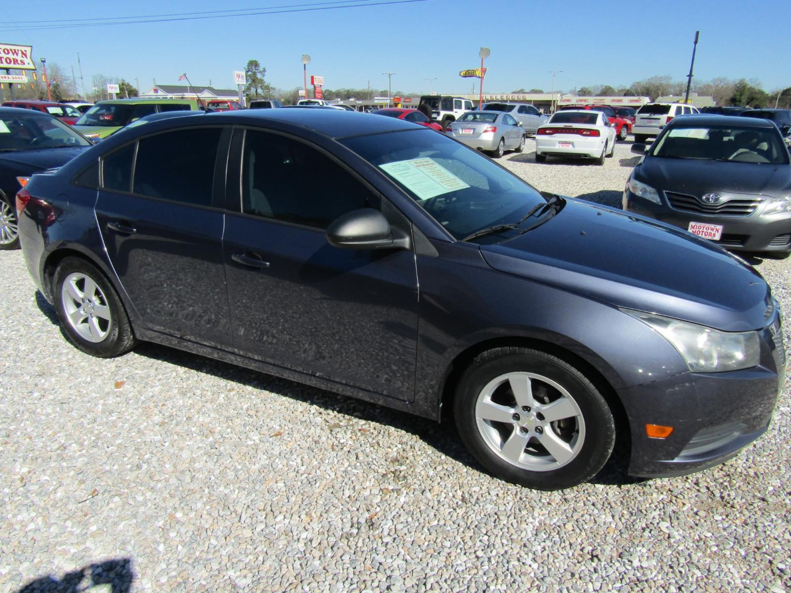 2014 Blue Chevrolet Cruze LS Auto (1G1PA5SH4E7) with an 1.8L L4 DOHC 16V FFV engine, Automatic transmission, located at 15016 S Hwy 231, Midland City, AL, 36350, (334) 983-3001, 31.306210, -85.495277 - Photo #0